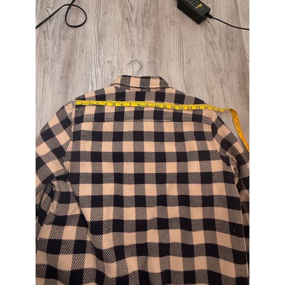 L.L. Bean Women's Jacket Sz L Shacket Plaid Preppy Old Money Fleece 100% Cotton - Picture 15 of 15